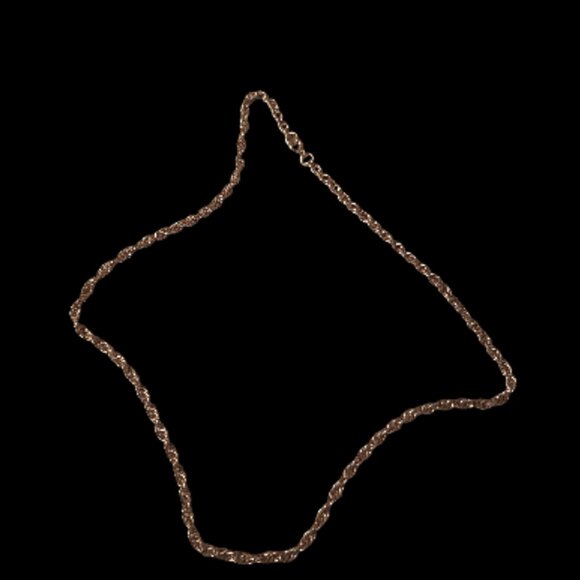 925 Silver Rope Style Chain Necklace 18 inches Artsy Teacher Classic Minimalist - Picture 1 of 8